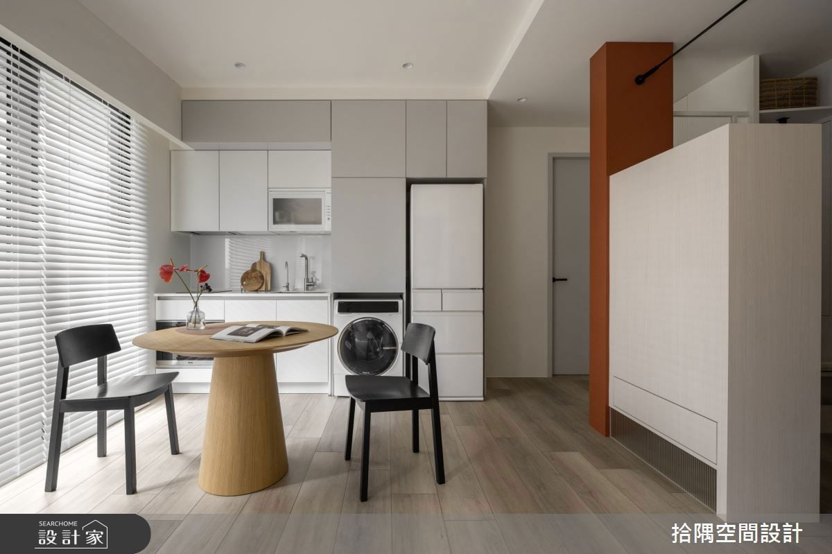 我們在新店的12坪小宅裡安家! 彈性隔間 × 木百葉，打開家的柔光透明感