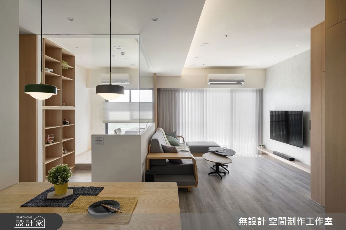 20坪預售屋以灰色混搭木質，讓北歐的從容走入日常