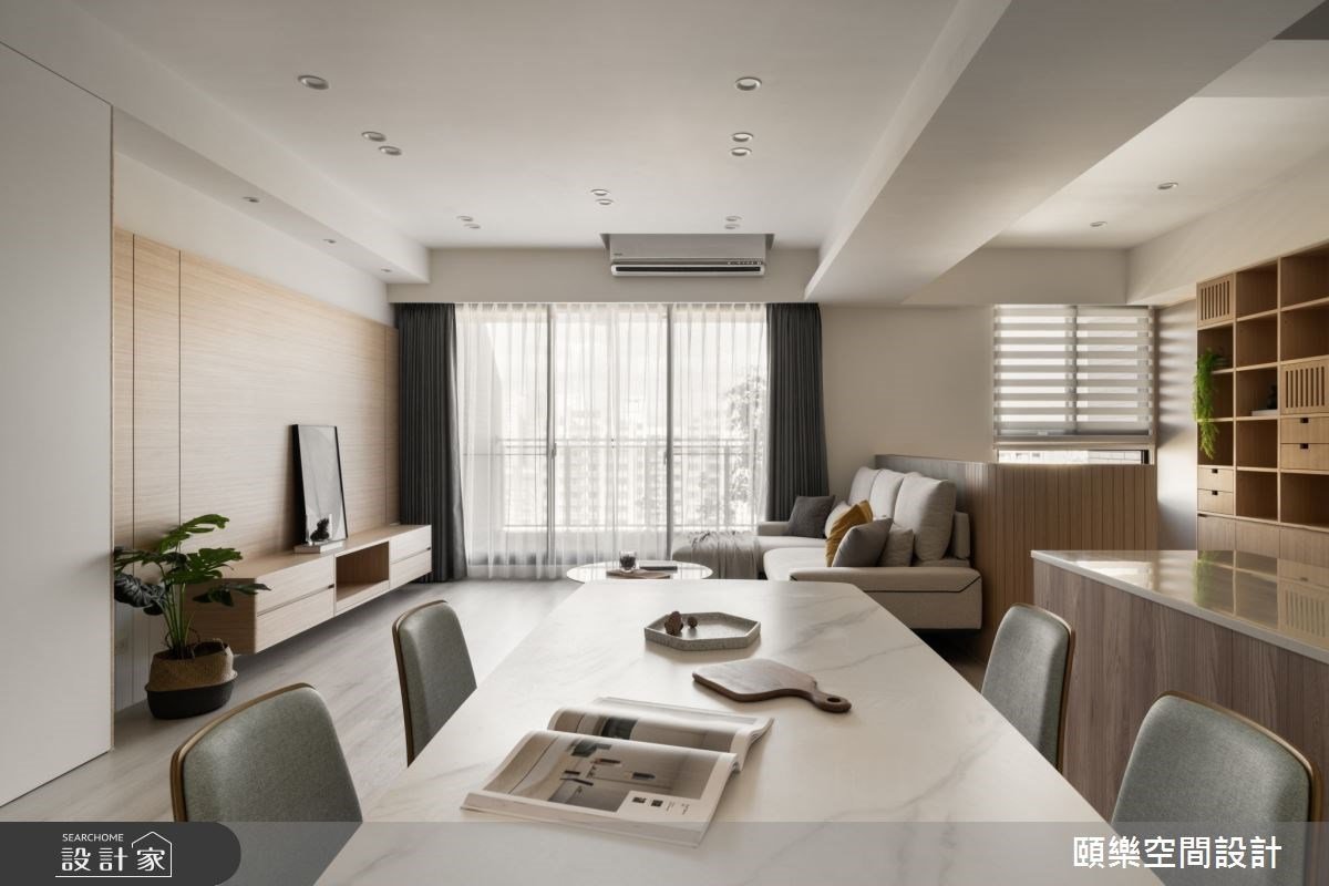 享受療癒陽光和暖木調！以健康無醛建材，打造醫師夫妻的 30 坪溫潤北歐宅！