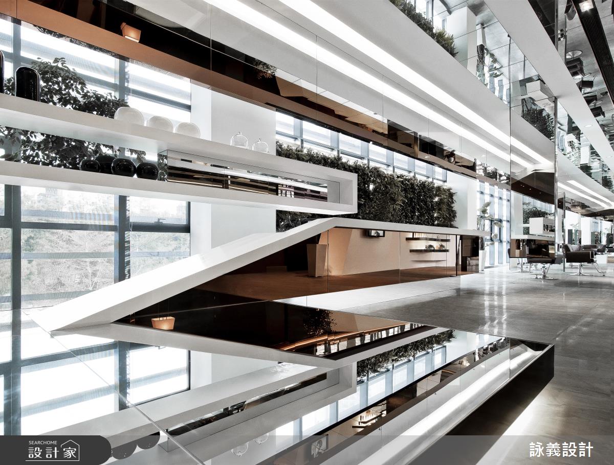 太極之勢，複合髮藝沙龍、餐飲、花藝、SPA的商業空間