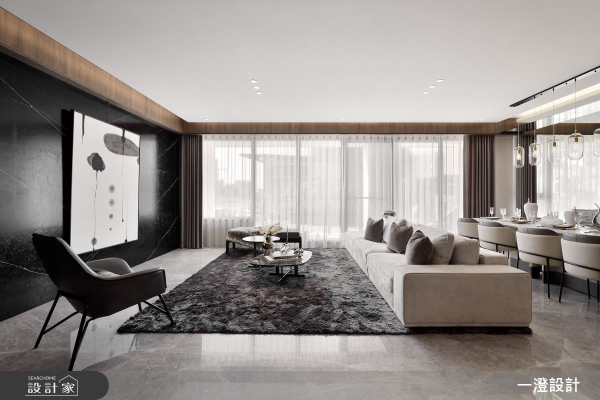 72 坪人文現代宅是屋主理想生活縮影！公領域半開放式設計，讓住宅空間擁...