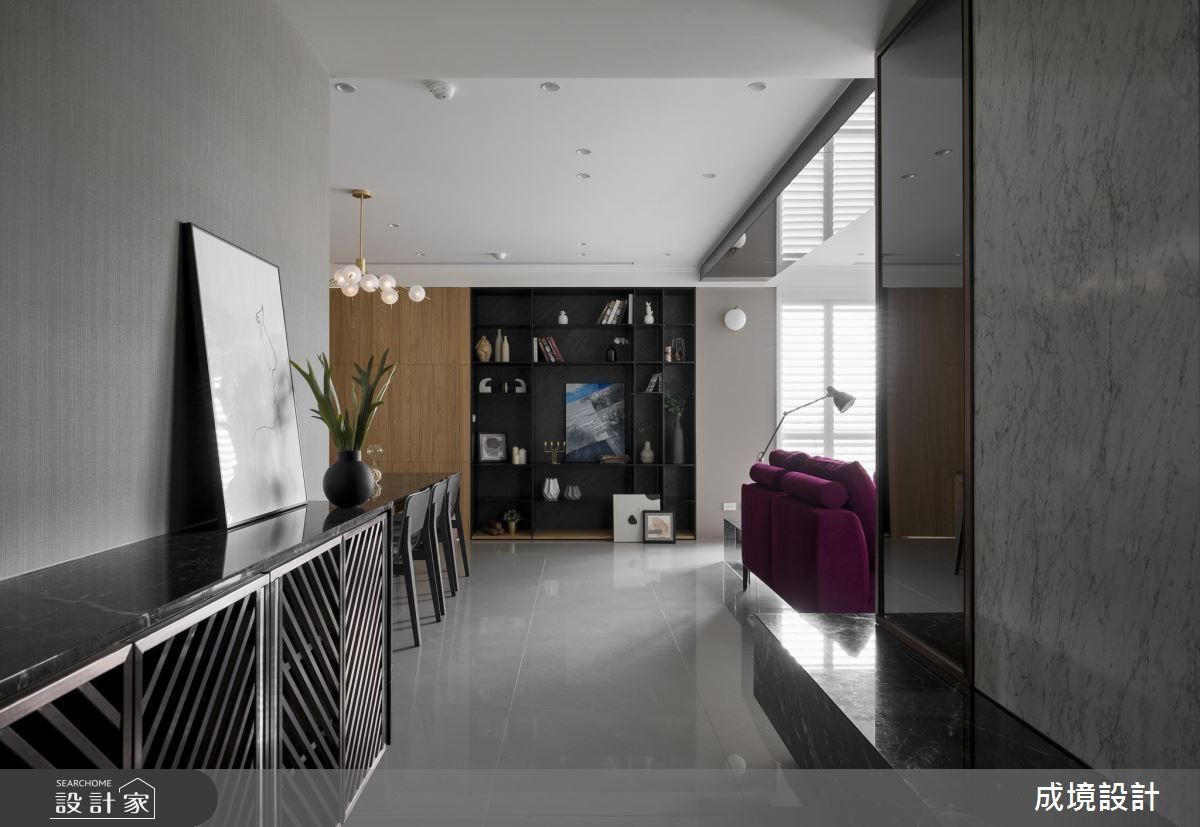 容得下 15 人的氣度！拓展休閒美宅的石材紋理