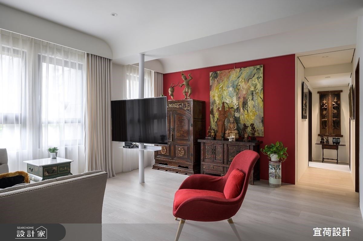 簡約設計讓古董家具當主角！23 坪混搭風把屋主的國外豪邸生活搬回台灣
