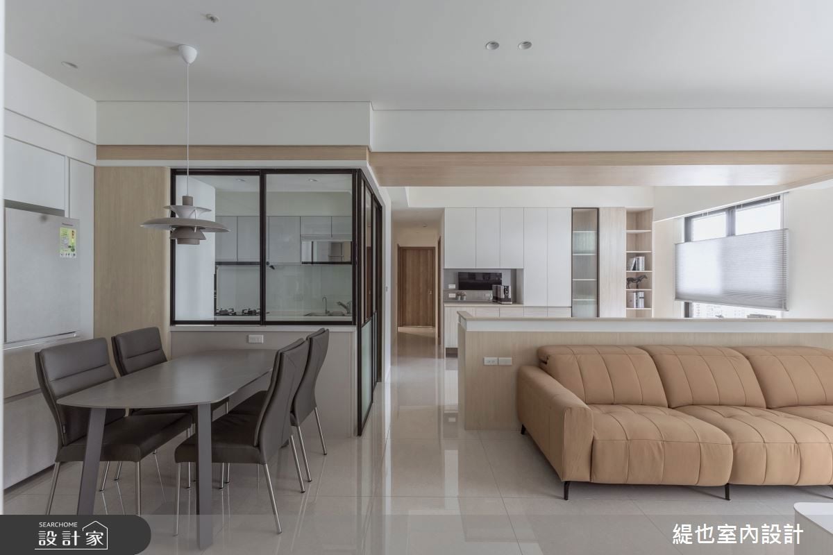 為好客屋主打造的高互動退休宅！苗栗36坪預售屋善用玻璃拉門串聯家人情感