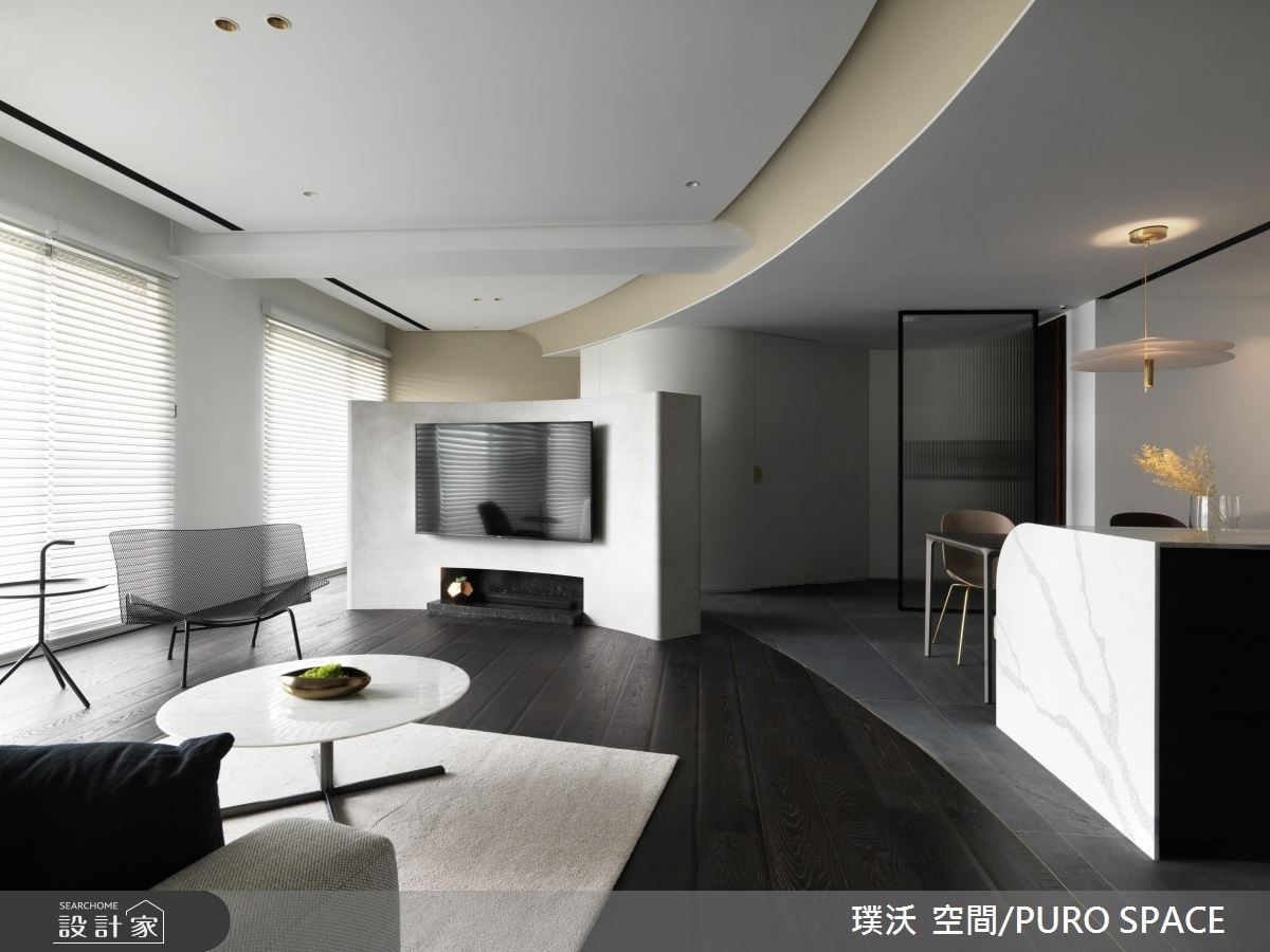 以圓潤為基調佐時尚三原色 打造簡約舒壓宅