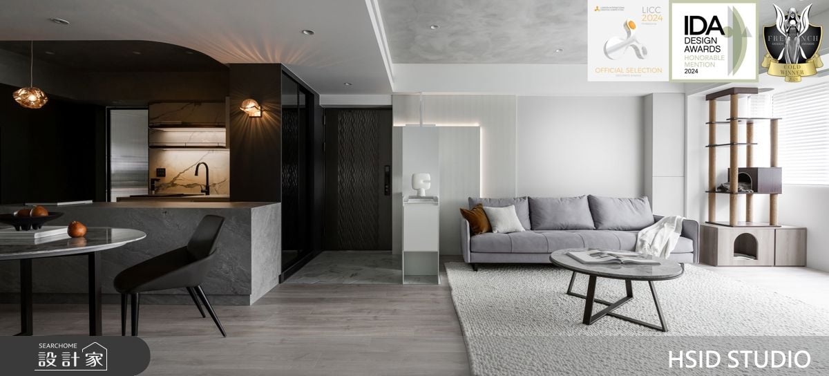 翻轉老屋，極簡黑白詮釋退休宅節...