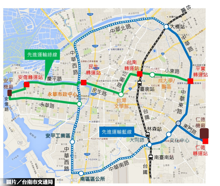 台南高架輕軌優先路線  預定114年試營運