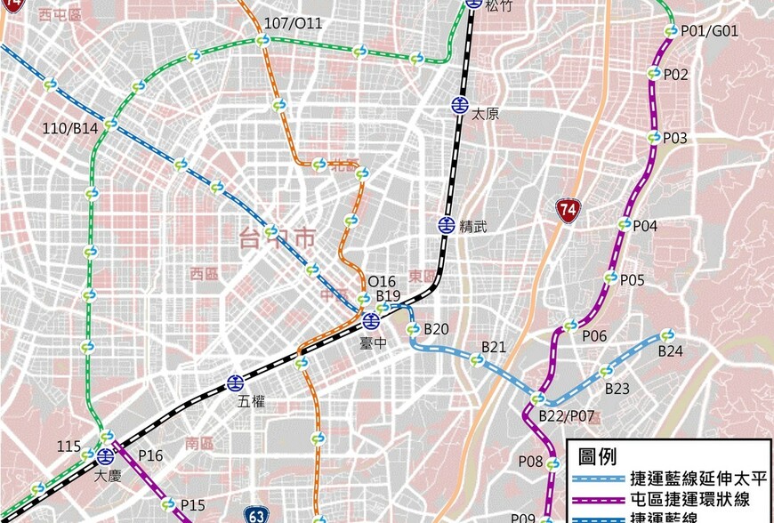 中捷藍線主線啟動 市府超前部署捷運延伸太平