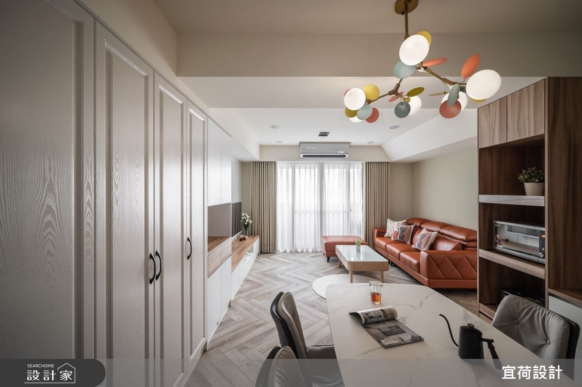 夢幻繽紛的女性居家！40坪時尚混搭風，做足收納又迎來嚮往的餐廚設計