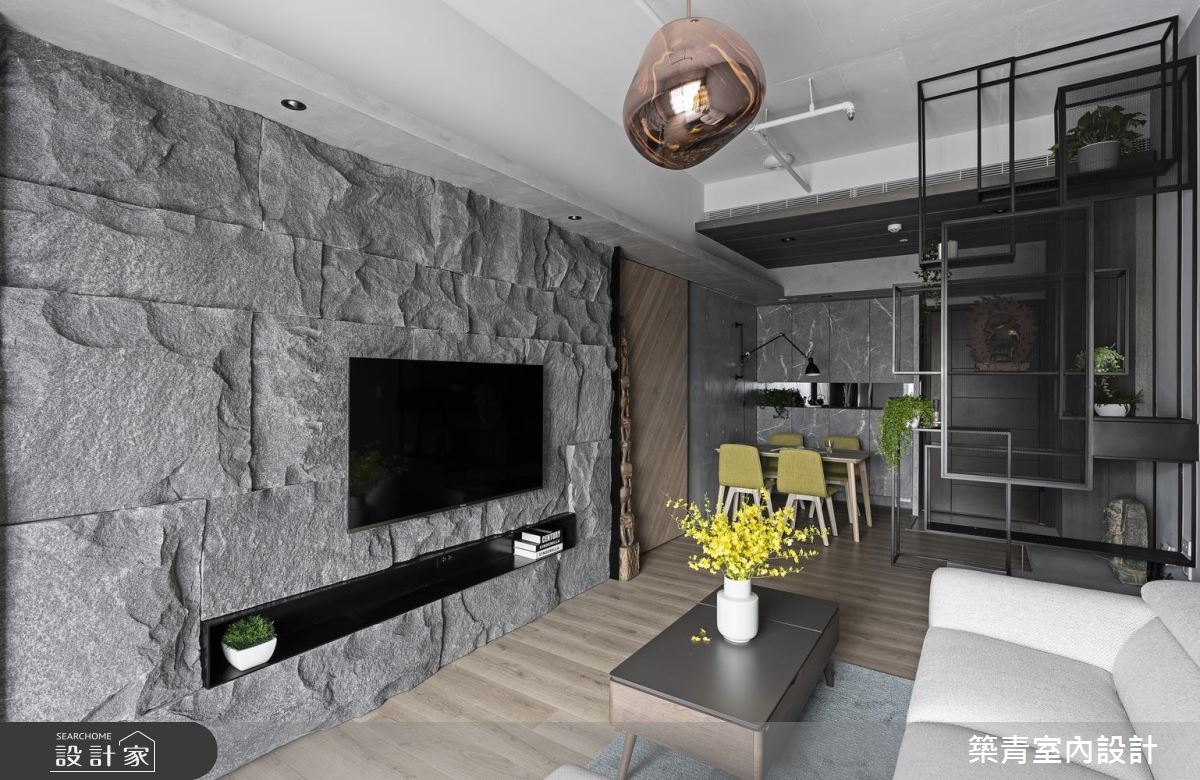 40 坪雙人宅混得剛剛好！我的精品燈具擺進工業禪風宅零違和