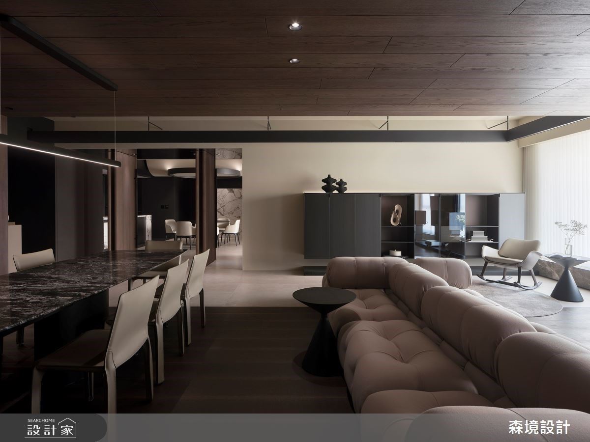 與藝術共鳴的人生下半場，現代風新成屋裡淡然處之的智慧