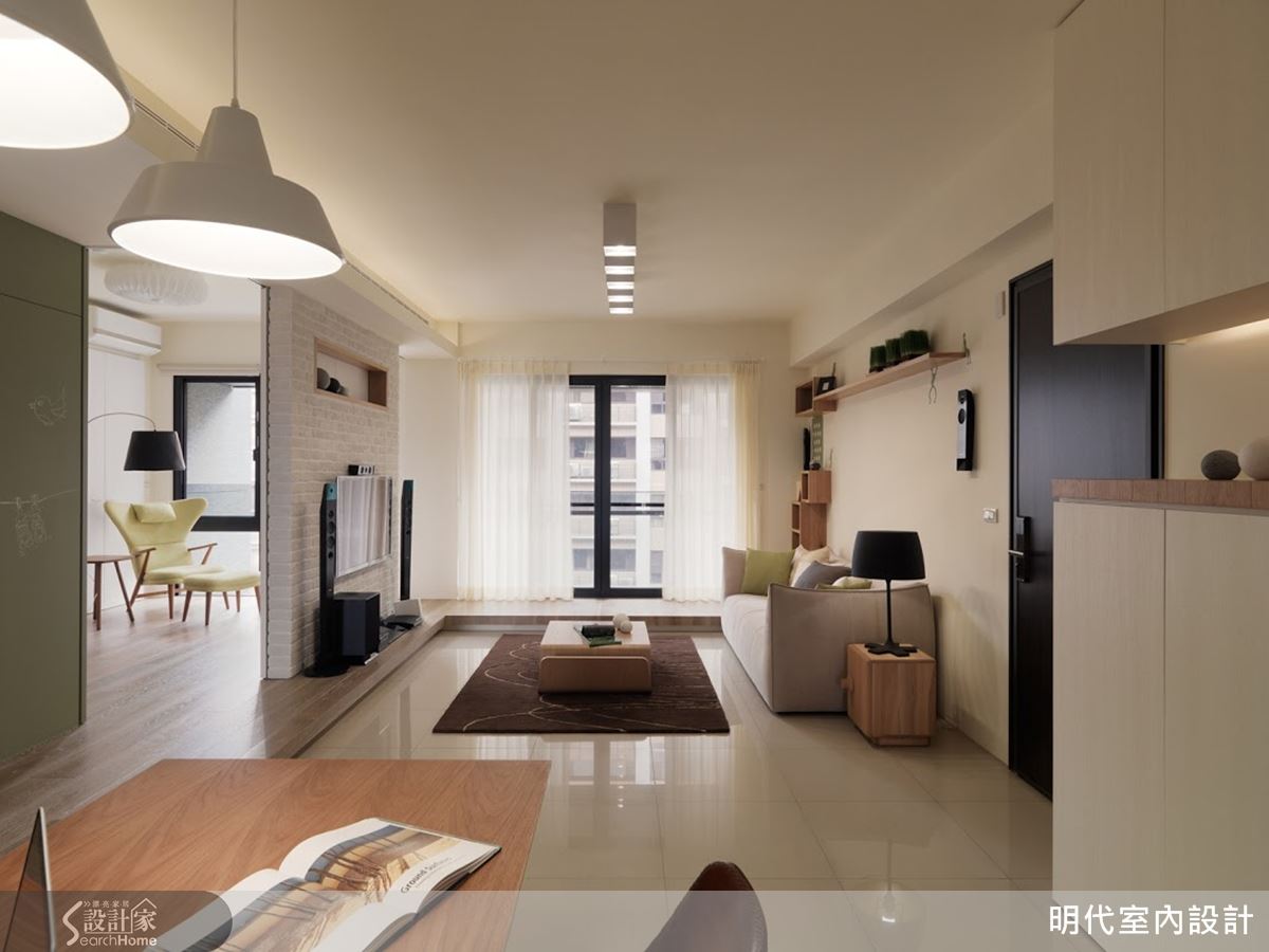 空間感倍增，能量延伸的清新20坪小宅