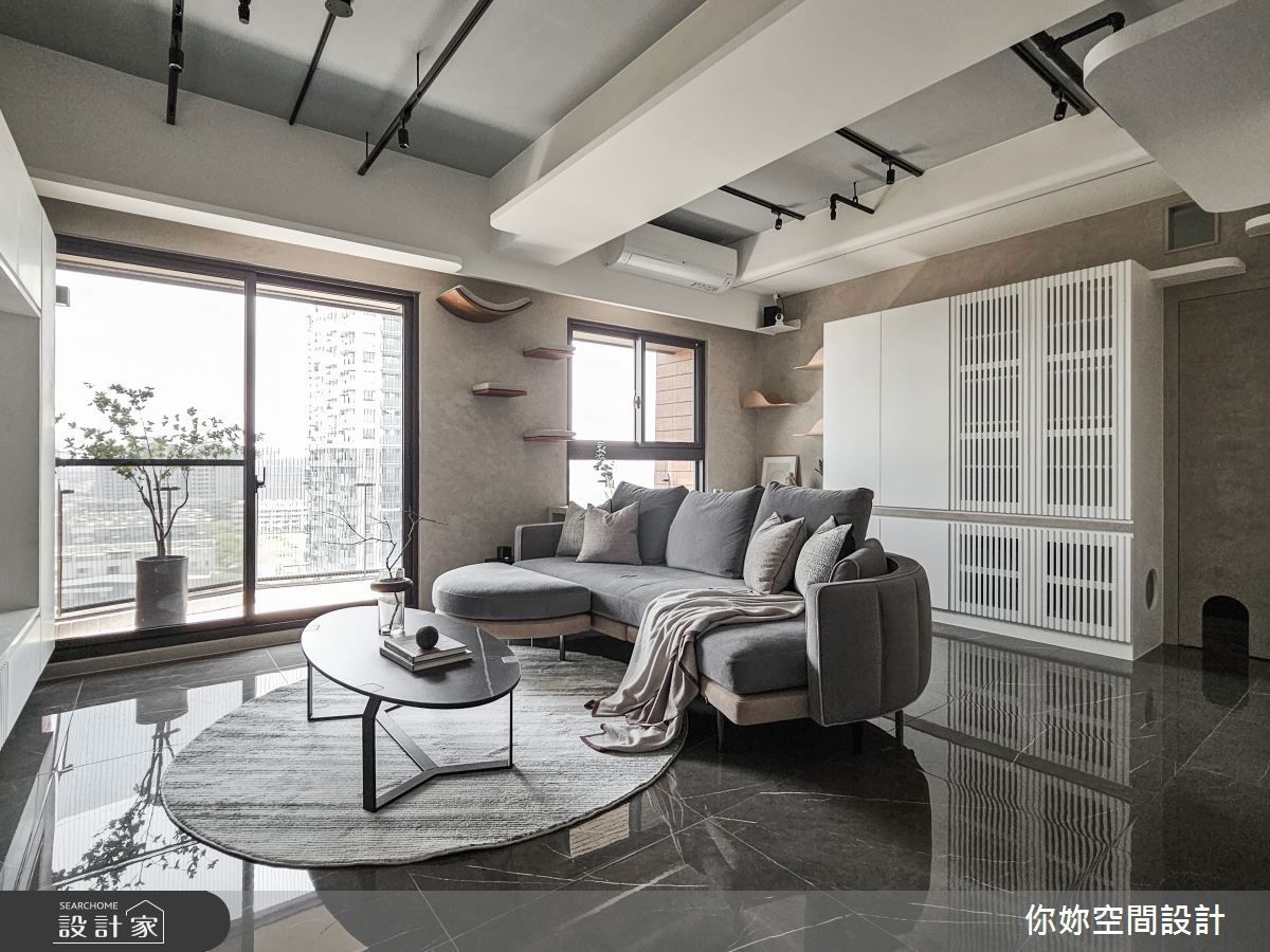 19坪小宅讓毛孩盡情奔跑!台中質感宅揉入侘寂美學,打造令人羨慕的人貓...