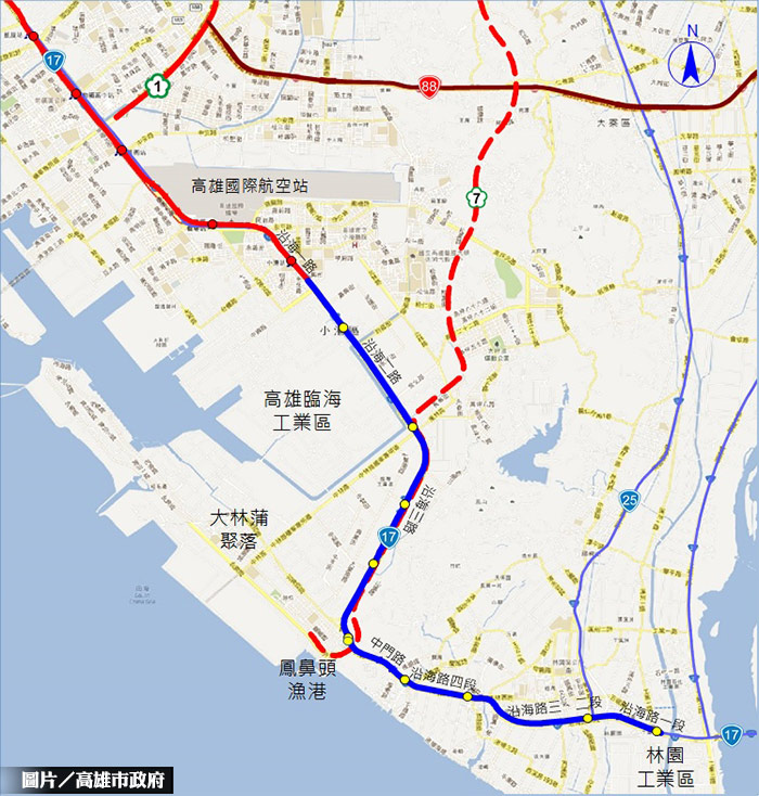 高捷小港林園線評估案 正式提報中央