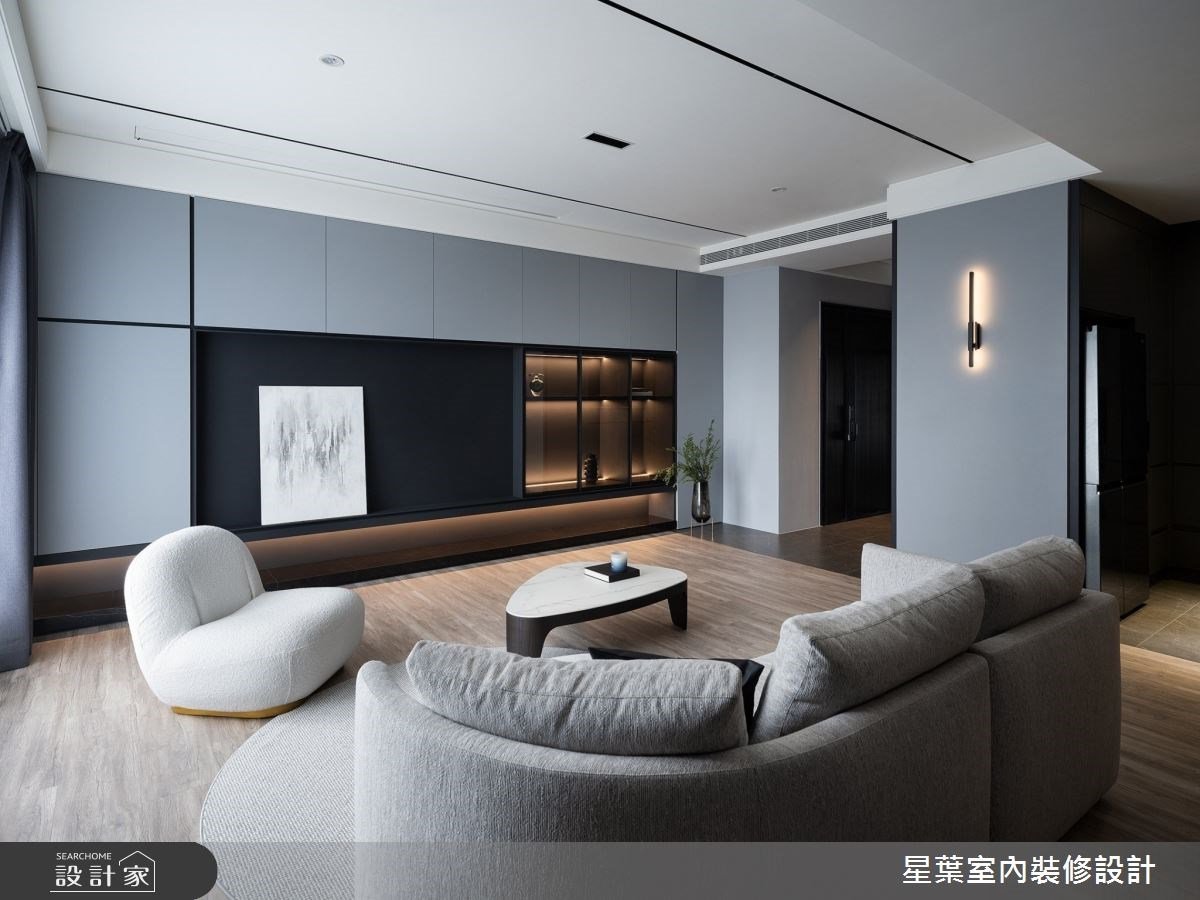 男屋主愛上的夢想電競房！冷調灰藍一改中古屋，為親子宅締造現代簡約感