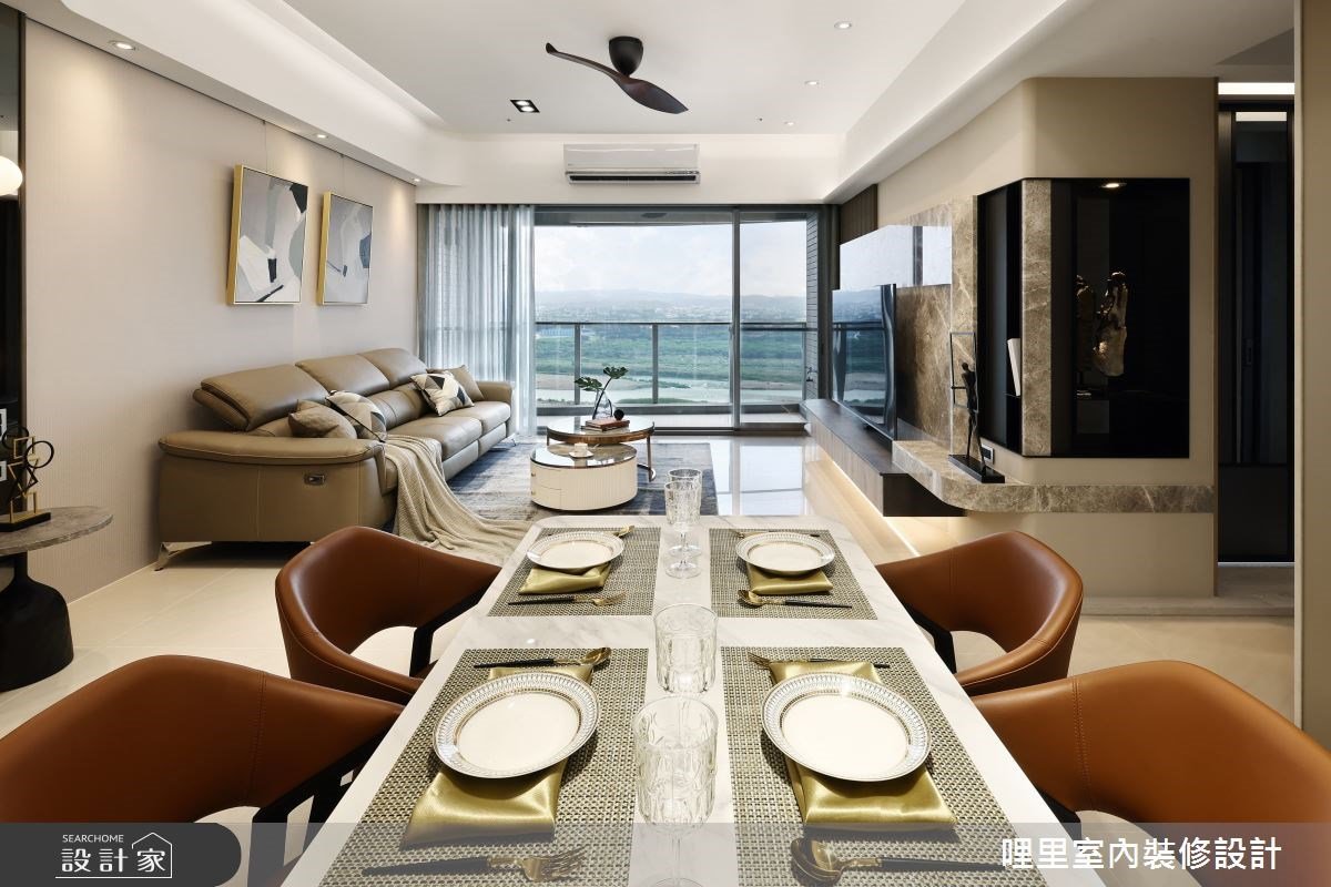 描繪波光粼粼的河岸人文！ 中坪數新成屋的自然都會時尚感，2022 法國 No...