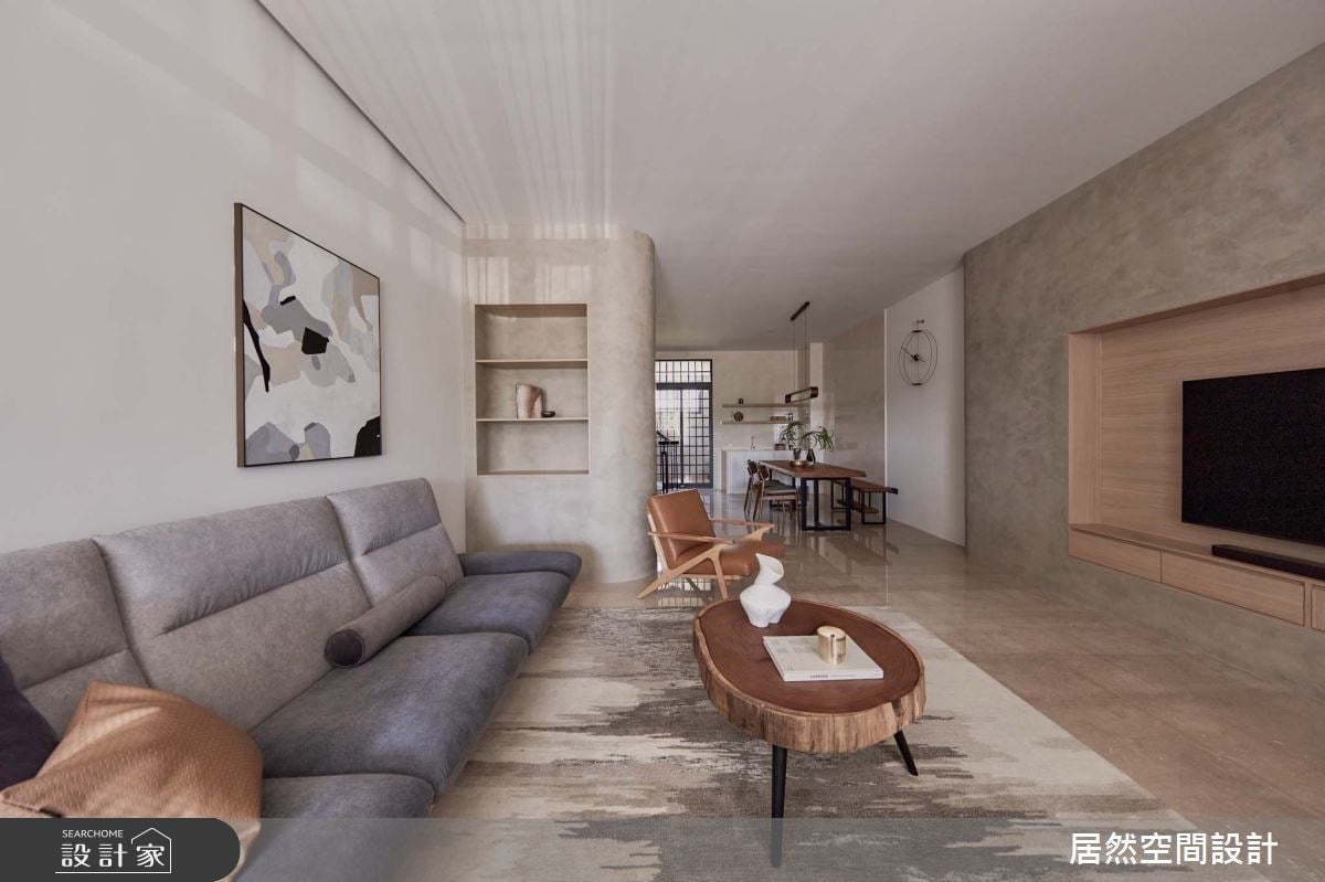 心之所嚮的侘寂北歐風宅！28 坪透天別墅擁有專屬茶水區，以個人特色裝飾...