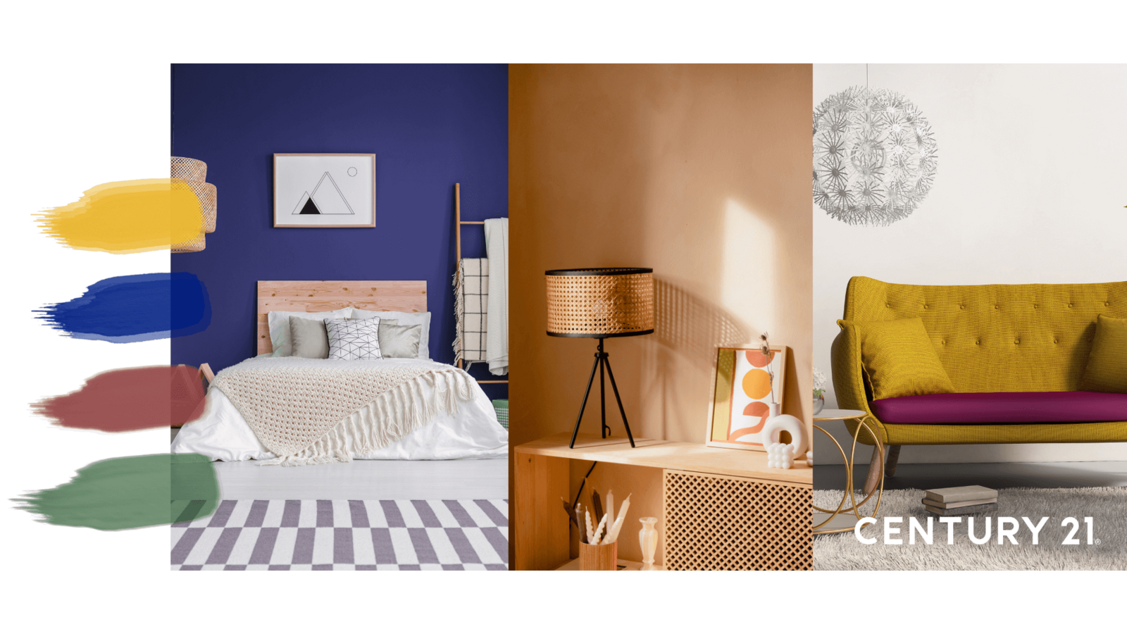 綠色、赤土色、海軍藍、芥末色等等中性色調能創造永不過時的活力感兒童房色調。（圖片來源_21世紀不動產）