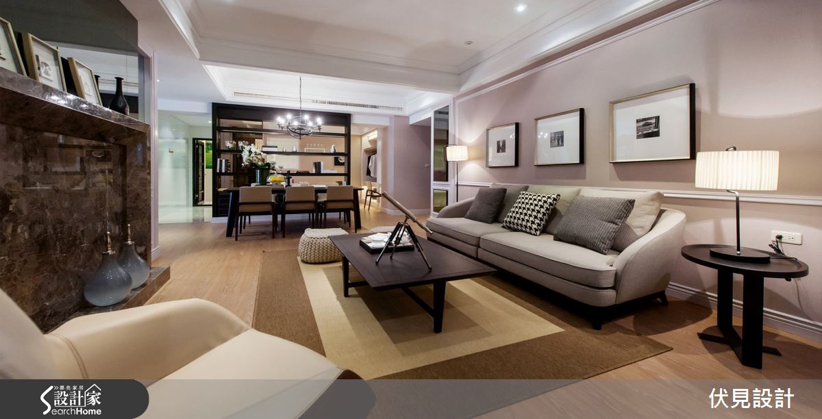 優雅從容，在 48 坪美式漫步沉澱心緒