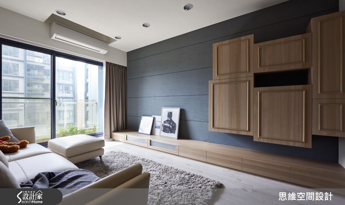 超唯美灰藍色白日夢！30 坪的現代風浪漫新婚宅