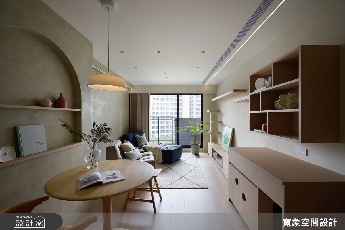 打破標準配置的想像!桃園22.62坪退休宅以雙床設計與貓通道回應家的多元需求