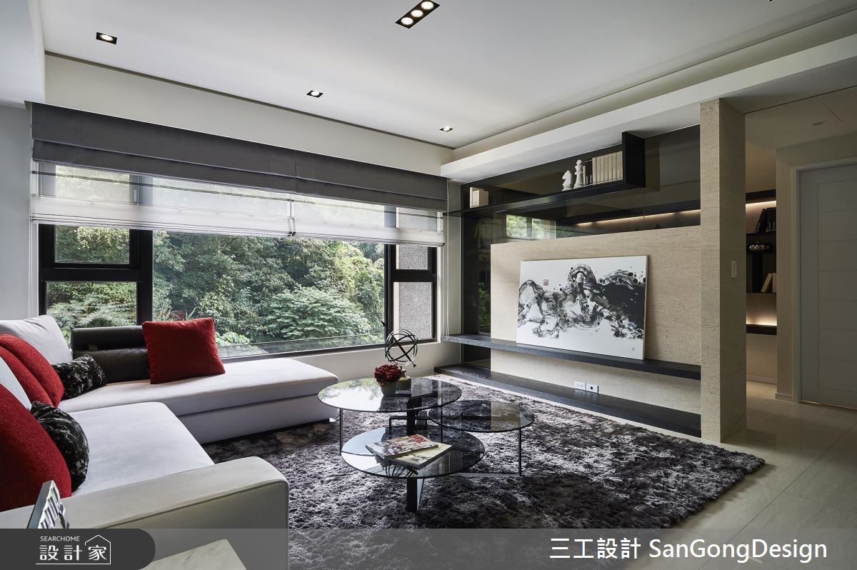 玩賞無限的青山綠景！玻璃、鏡面構築混搭宅的恢弘氣度