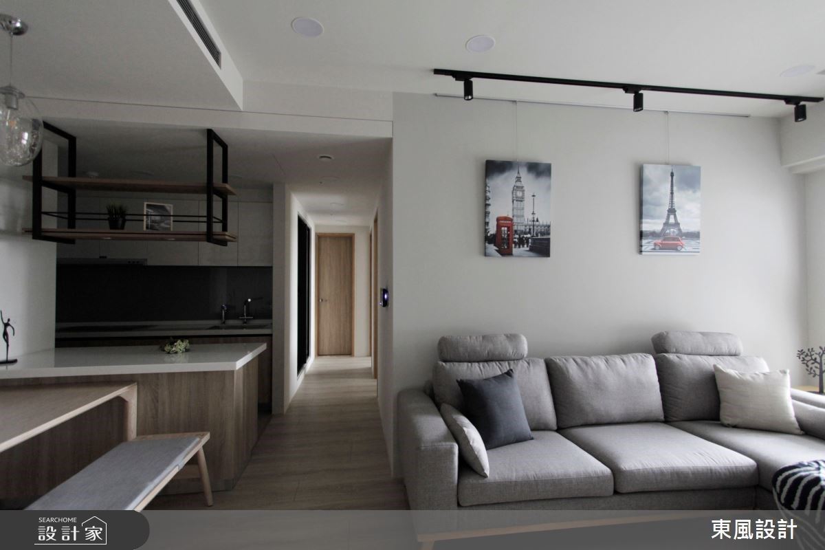 20坪現代風小宅美型收納，一個人生活也能這般享受！