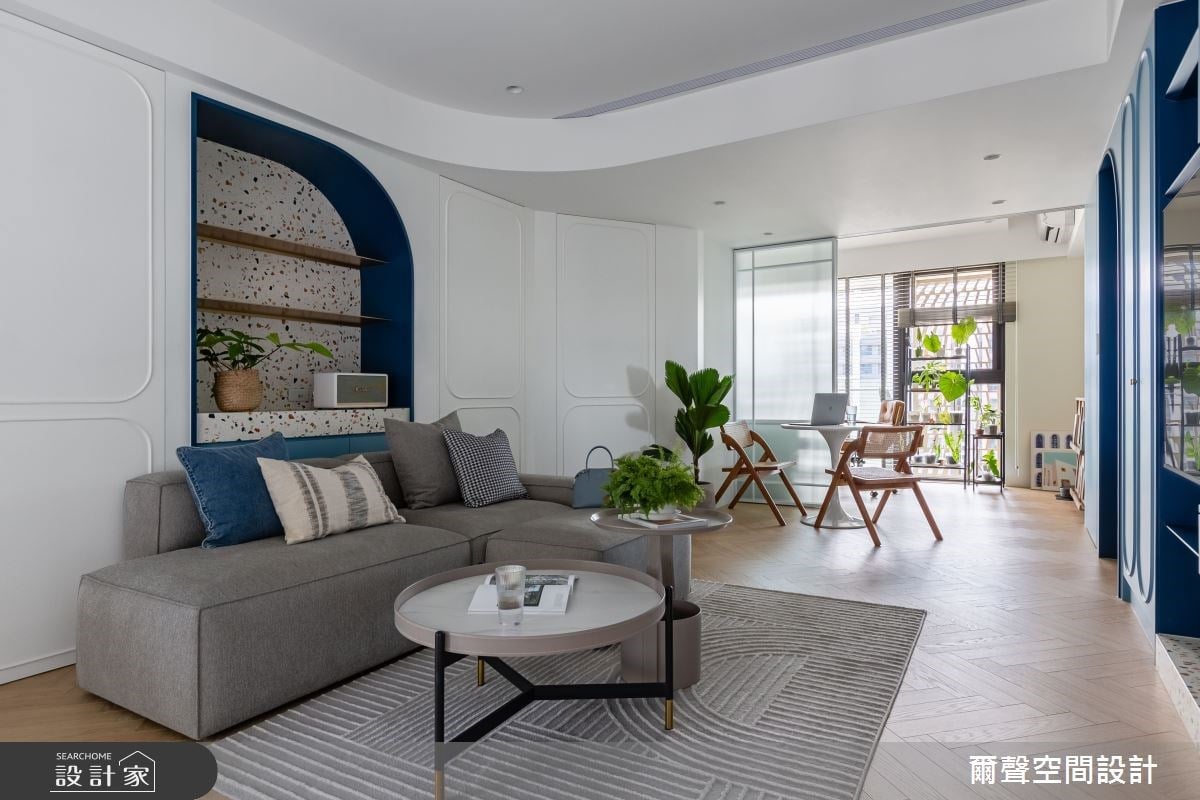 新古典與美式玩混搭！異國風情跳色廚房＋法式棚美栽溫室露台，讓人沒有...