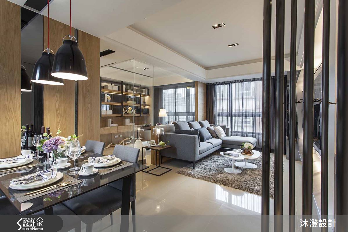  時尚又溫馨！ 打開 40 坪摩登生活的大器尺度