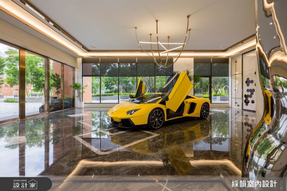 167.5坪奢華招待會所，雙大廳、弧形樓梯與水晶吊燈實現尊爵款待空間