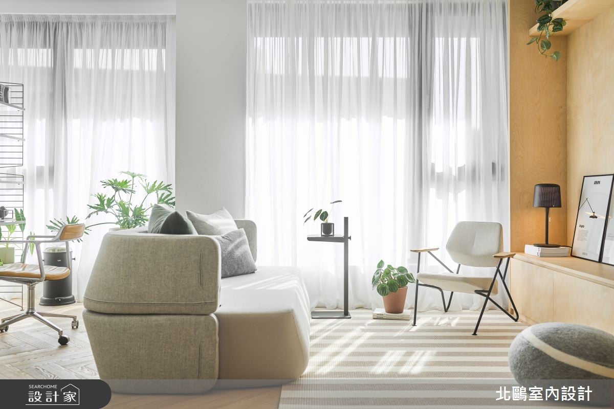 開闊舒適的北歐日光小宅！揭秘僅有18坪也能住下4人的機能設計