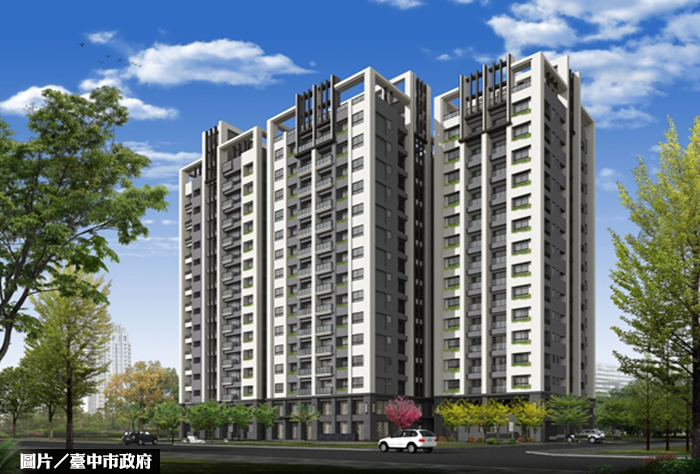 中市建築 引入城市風廊給予容積獎勵