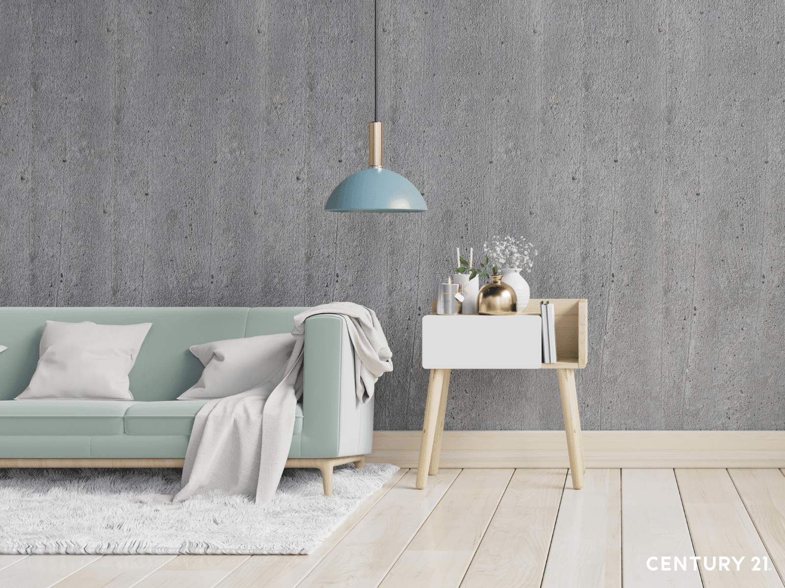 米白、霧藍、淺灰等冷色系配色，能在視覺與心理上有效降溫，打造出夏日專屬的涼感氛圍。（圖片來源_21世紀不動產）