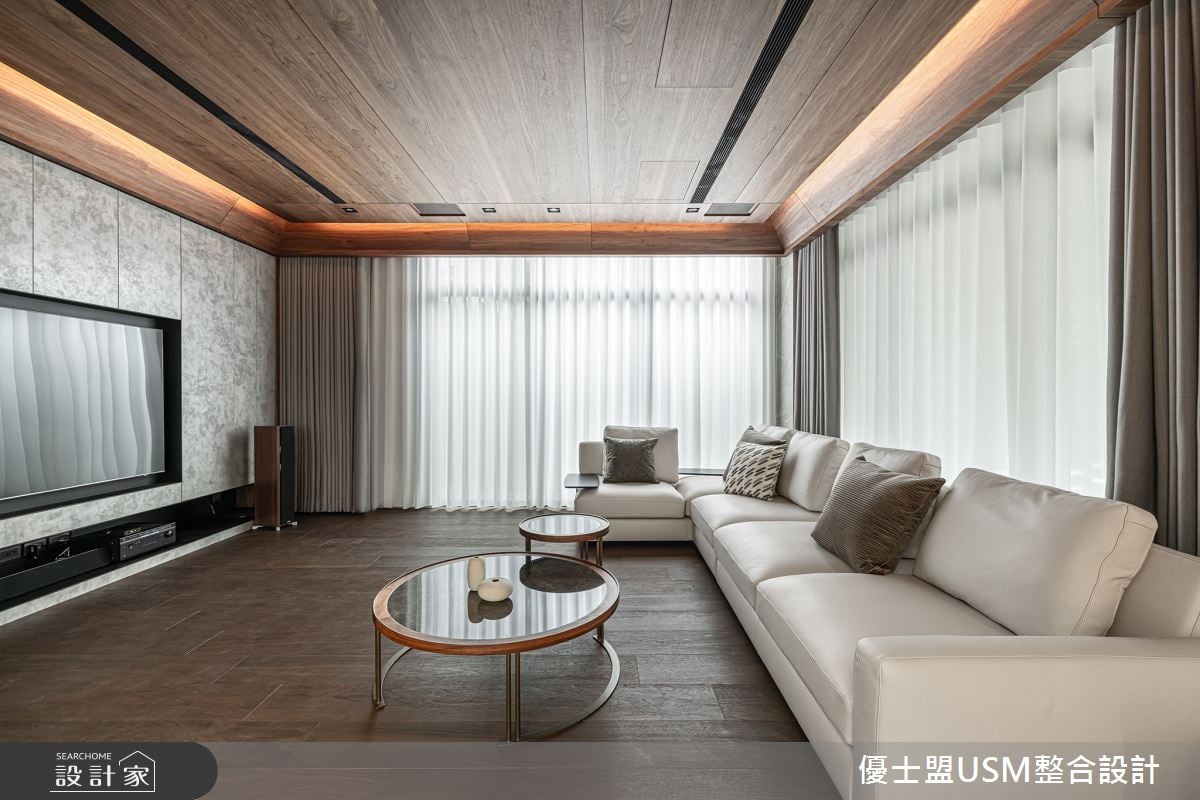 在透天宅裡享受度假生活！異材質刻劃精緻細節，自然元素形塑人文禪風底蘊