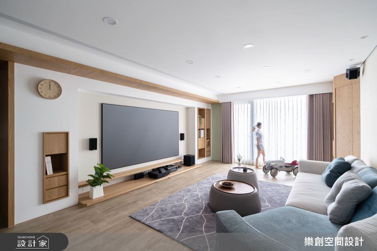 沉浸在輕盈日光的寧靜感！清新北歐風親子宅，成就一家五口的幸福時光