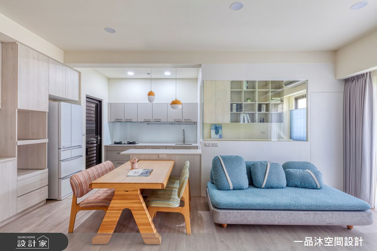 擴充收納讓畸零空間變實用!混搭宅成就一家四口的美好時光