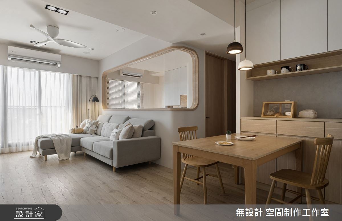 雜誌款24坪木質北歐宅，弧形讓親子日常充滿儀式感與溫度！
