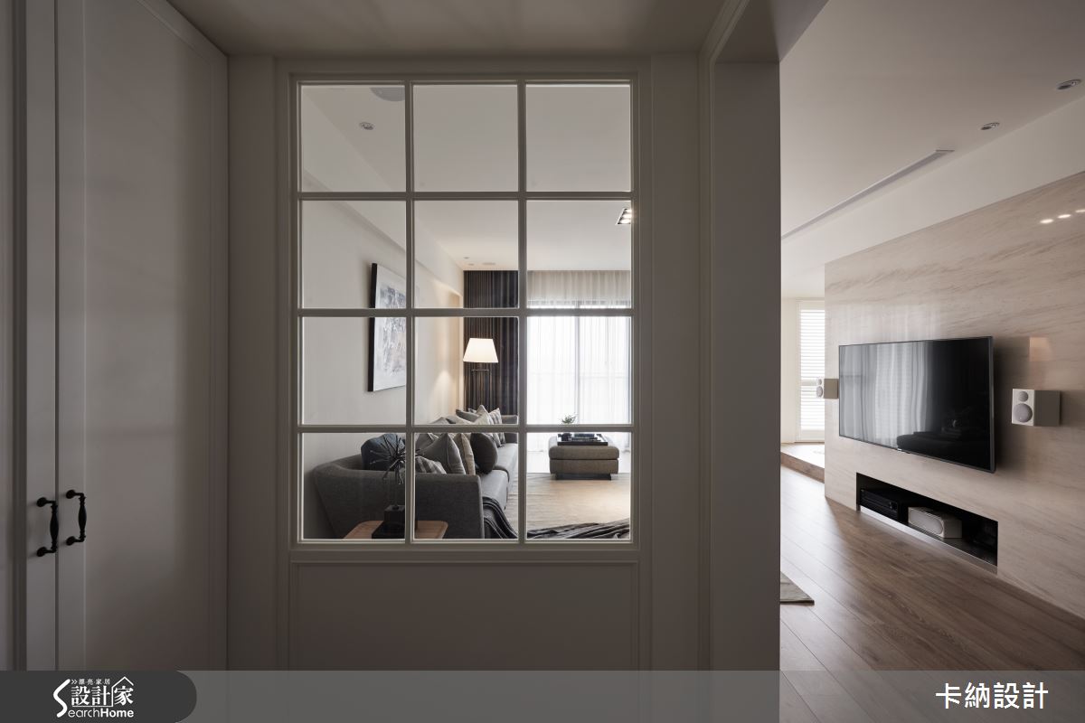 矯正格局不卡卡！換來清新典雅的 40 坪訂製飯店宅