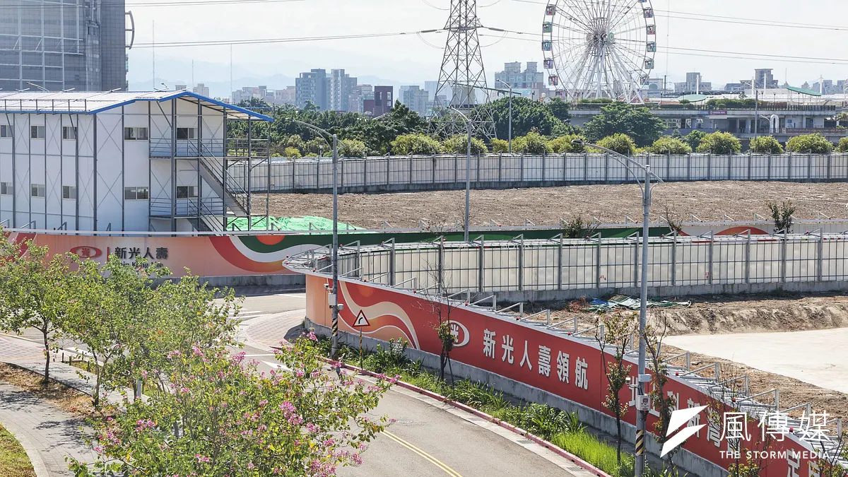輝達屬意的北士科T17、T18基地因為北市府、新光人壽的地上權合約，目前陷入僵局。（柯承惠攝）