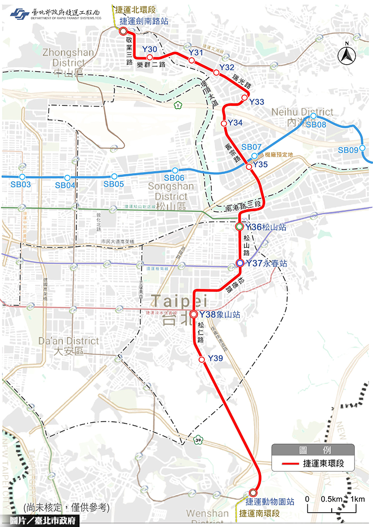 捷運東環段可行性通過 環狀願景逐步邁進