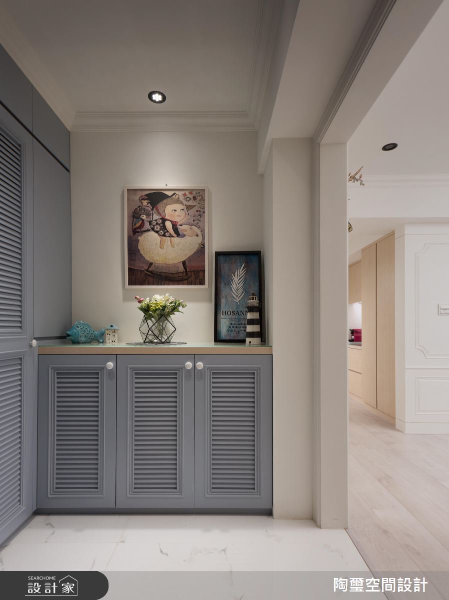 輕柔淡雅高顔質取勝！ 老屋以新古典魅力打造小家庭日常