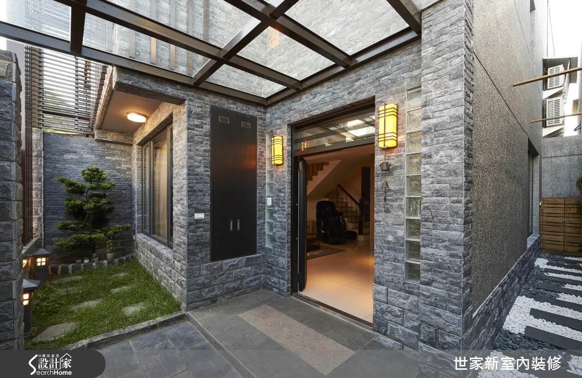 自然休閒風x日式小庭院！打造兩代都愛的透天別墅！