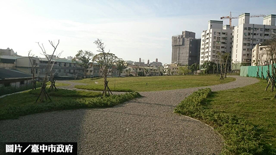 綠美化完成　豐原安康段社宅變身