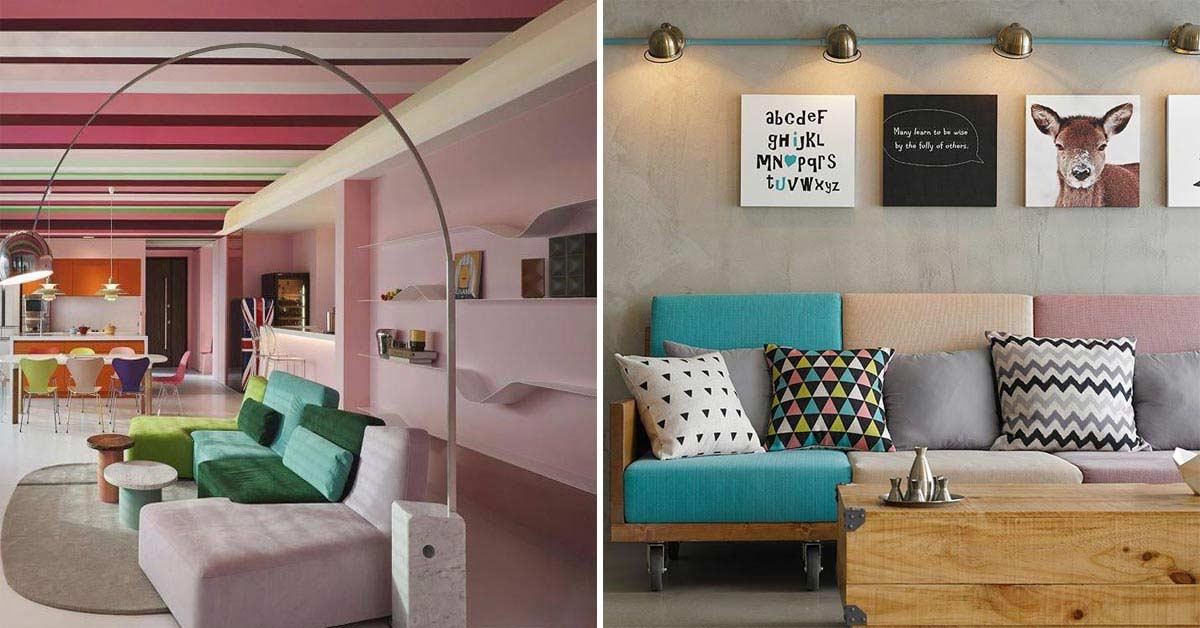 還在用安全色系黑、白、灰？挑選客廳沙發顏色，你可以試著更大膽一點！