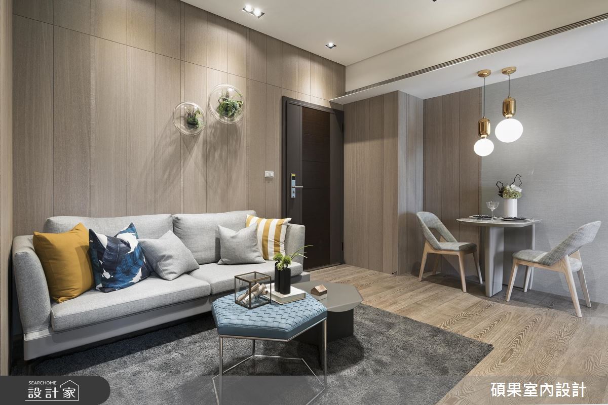 捨棄走廊讓 15 坪更寬闊！現代慢活宅規劃兩房兩廳的悠閒