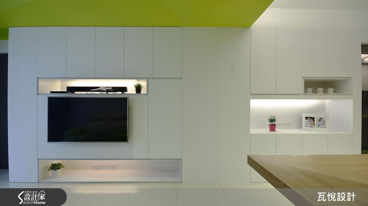 酸甜好滋味！一家 4 口的 23 坪檸檬綠小窩