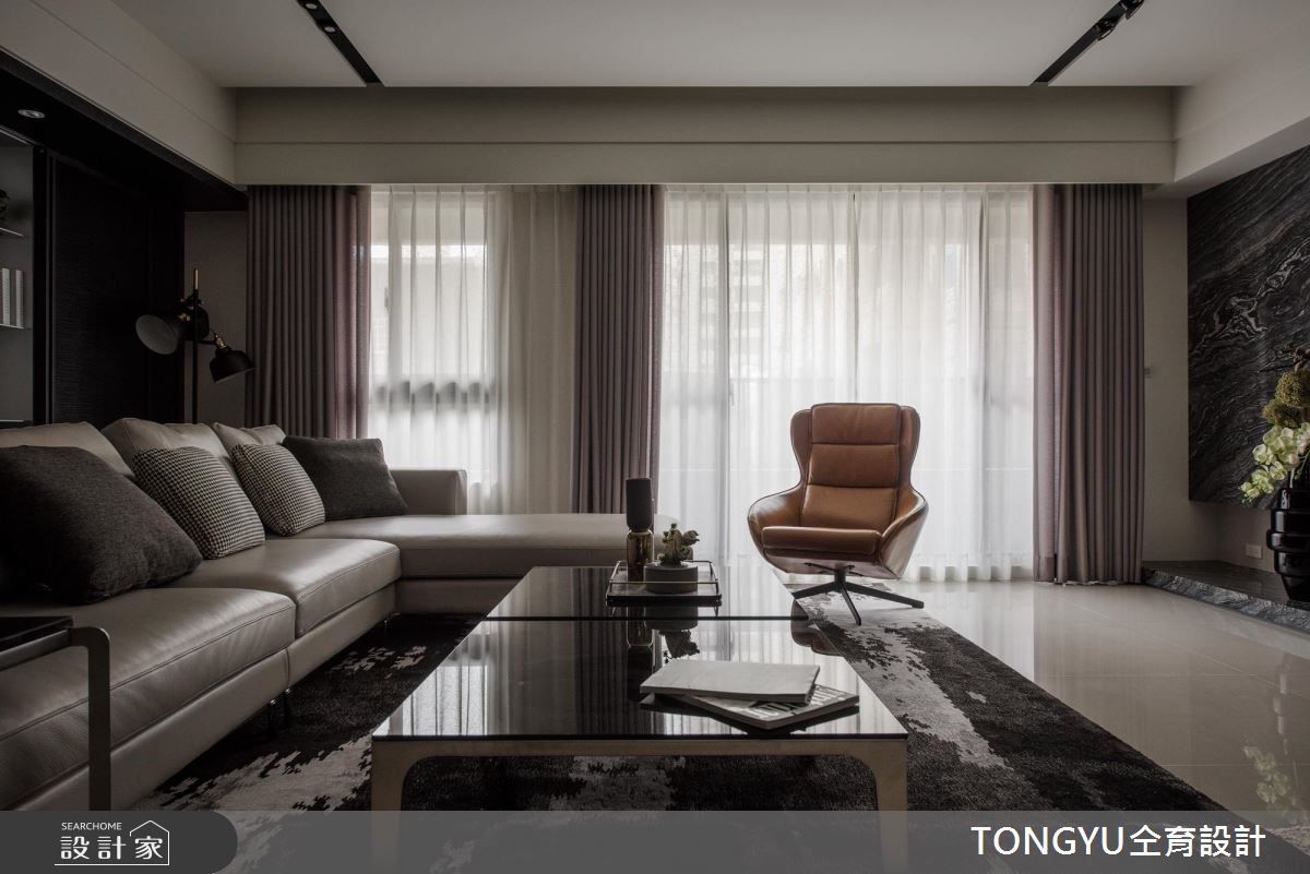 低彩度現代風空間 帶出 70 坪宅邸的紓壓氣息