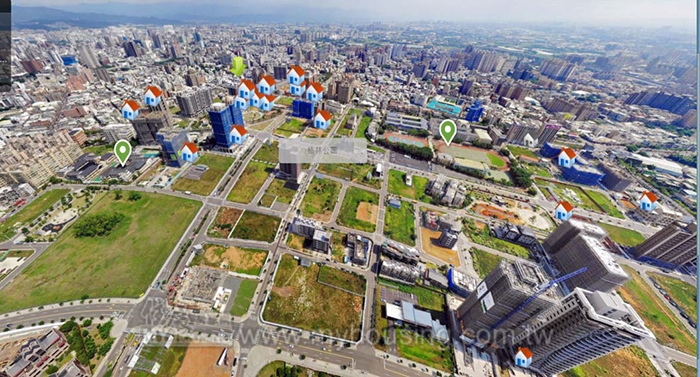 住展720度虛擬實境 鉅細靡遺博覽重劃區