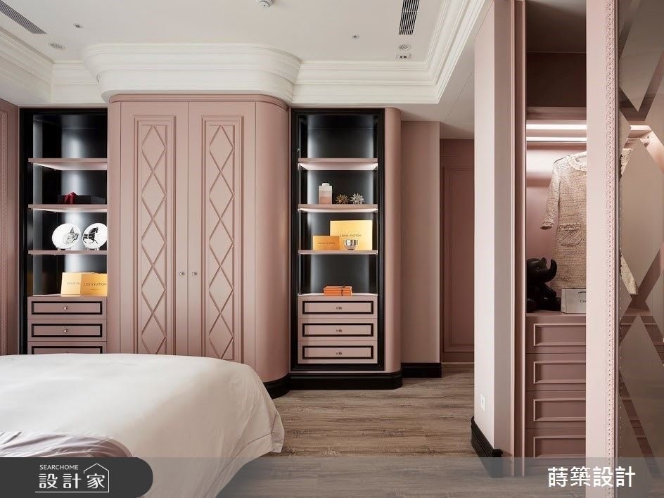 謝謝老公，完成我的新古典夢！捨棄一間房，用乾燥玫瑰粉更衣室寵愛女人