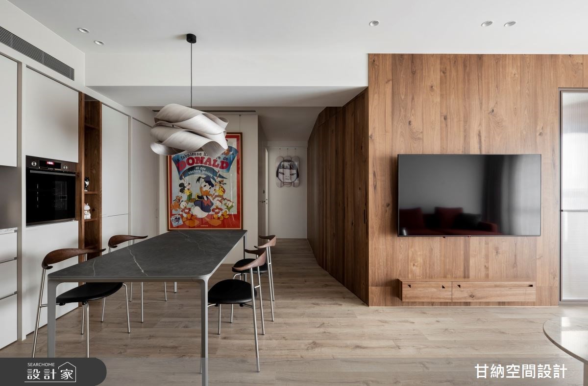 每一角落都是我的美學主張！在現代極簡裡，望見北歐風的休閒氣息